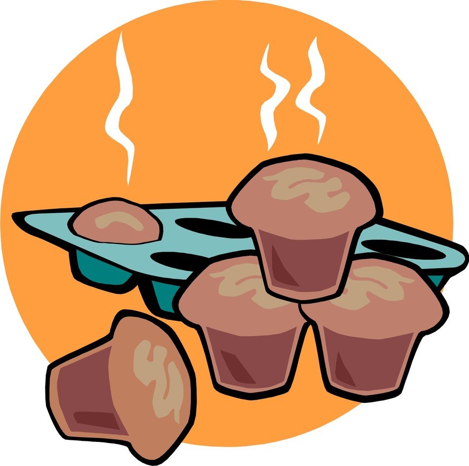 clipart of the Chili and Cornbread