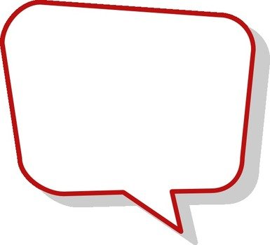 Blank Speech Bubble Clip Art N5