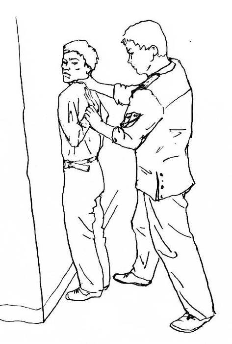 Arm Twisted Behind Back