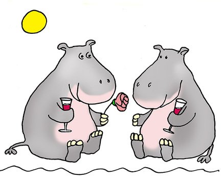 Baby Hippo Clip Art N6