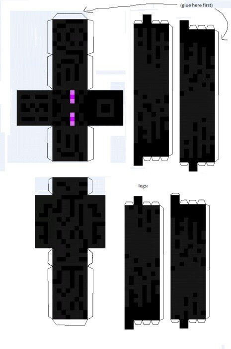 templates for minecraft figures
