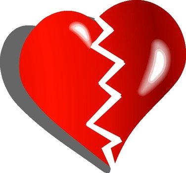 White Heartbreaker Clip Art