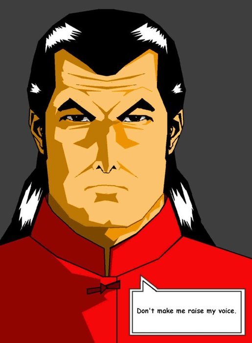 Steven Seagal darwing