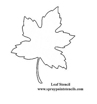 Printable Leaf Stencils free image download