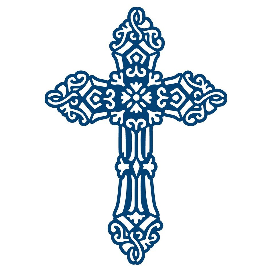 Ä°llustration of Tattered Lace Cross