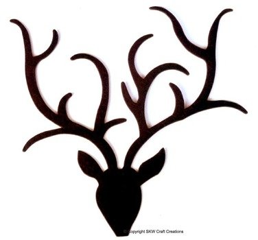 Printable Reindeer Antlers