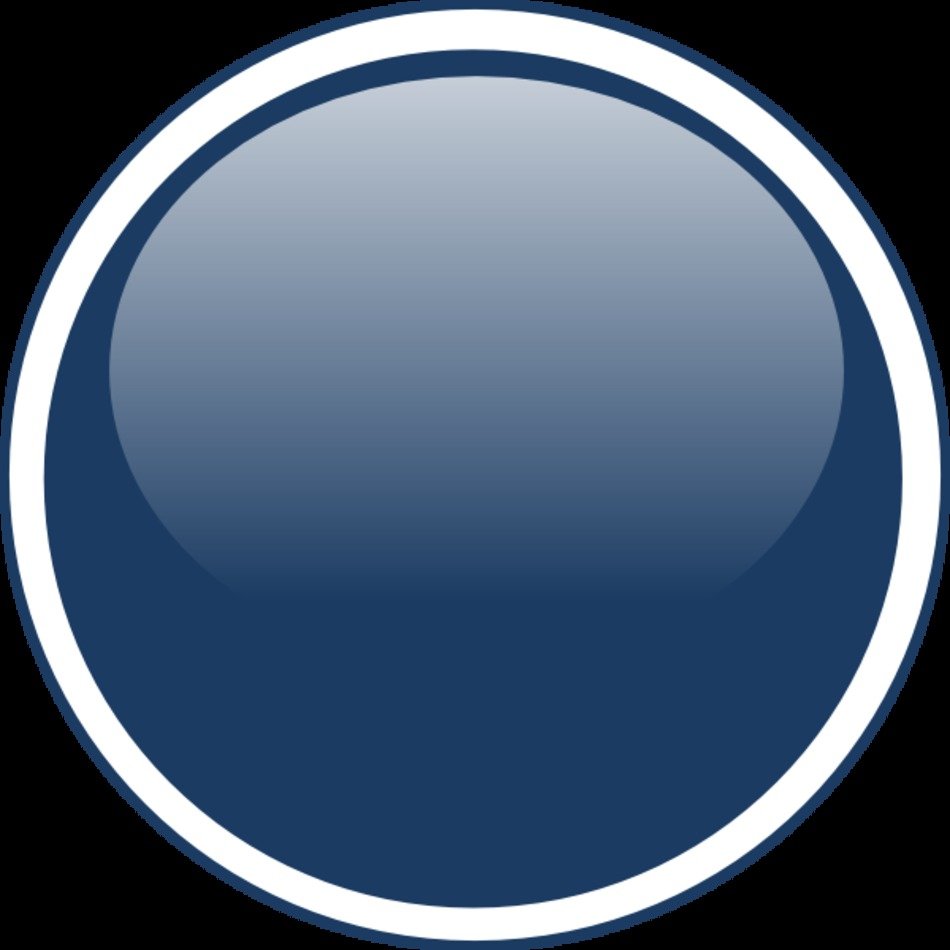 Glossy Button Icon Clip Art