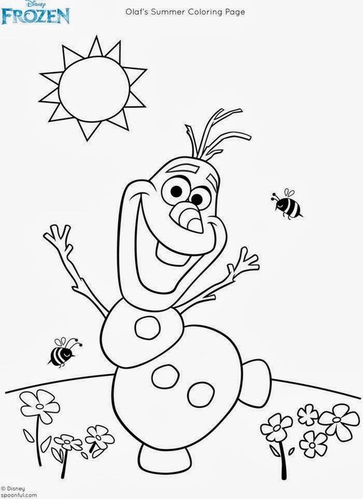 Dibujos De Frozen El Reino Del Hielo Para Colorear E Imprimir
