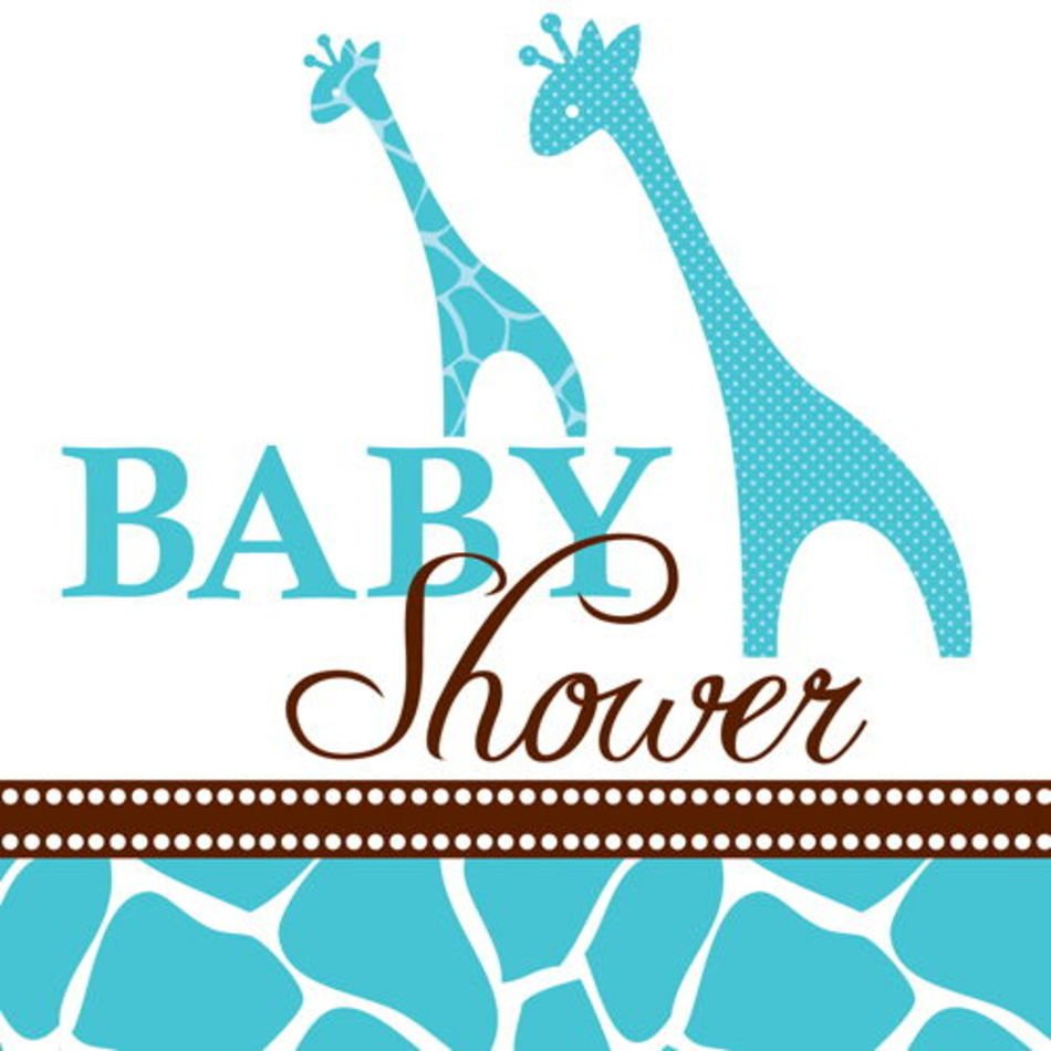 Blue Safari Baby Shower Theme