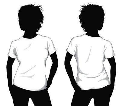 Girl T Shirt Template