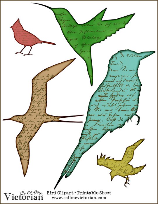 Free Vintage Bird Printables