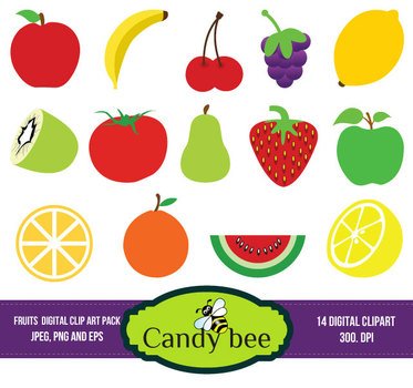Apple Fruit Clip Art N12