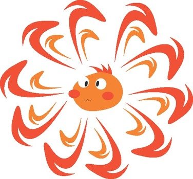 Cartoon Sun Clip Art N60