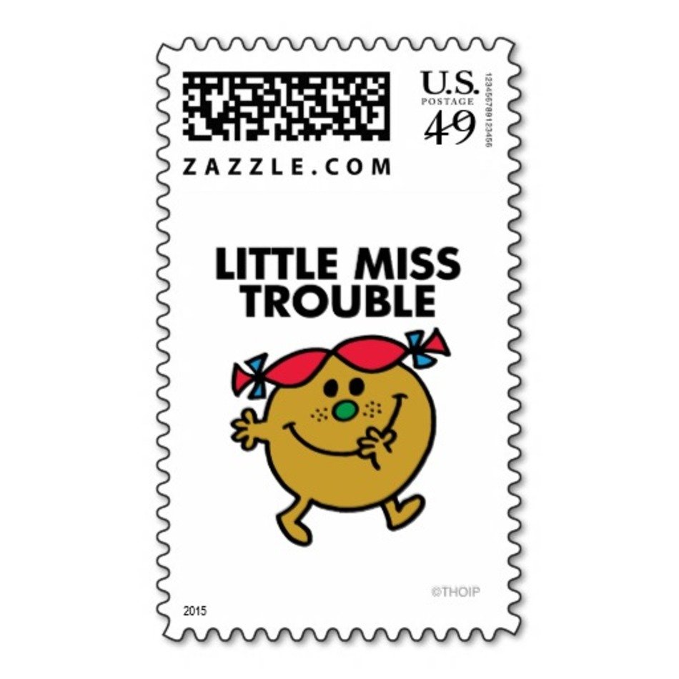 Little Miss Trouble Classic 2 Postage