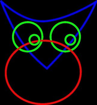 Cartoon Owl N22