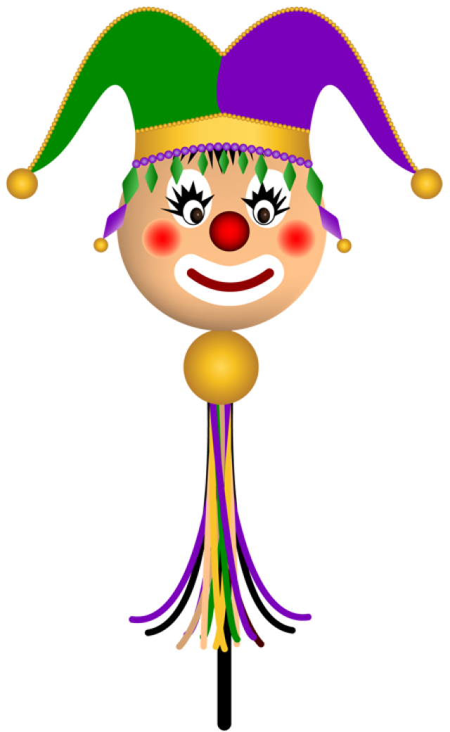 Mardi Gras Jester Clip Art Drawing Free Image Download