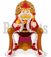 King Sitting On Throne N7