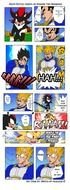 pictures Vegeta against the shadow