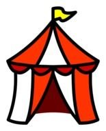Cartoon Circus Tent N8