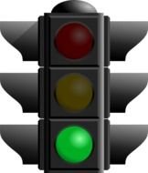 Red Traffic Light Clip Art N19