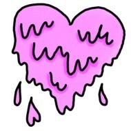 melting purple heart