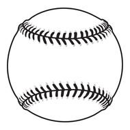 ball for Baseball game, Clip Art