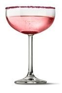 Red Martini in Glass, drawing