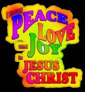 Peace Love Joy Clip Art N4