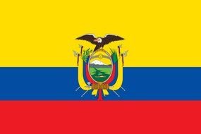 rectangular flag of Ecuador