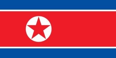 North Korea Flag as a graphic illustration