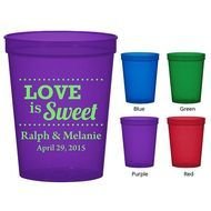 16 Oz Custom Translucent Plastic Cups Clipart 1499 Love Is Sweet