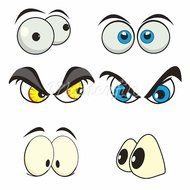 Angry Cartoon Eyes N5