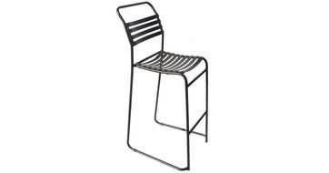 metal high chair for cafe