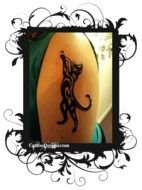 Tribal Cat Tattoo N2