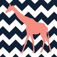 Chevron Giraffe