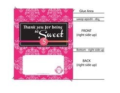 Candy Bar Wrapper Template N2