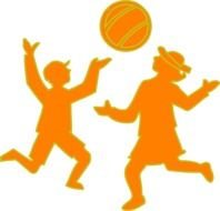 Playing Baseball Clip Art N12
