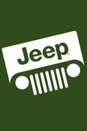 Jeep Logo green drawing