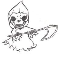 Grim Reaper Cartoon Drawings