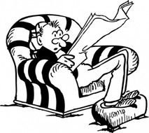 People Reading Clip Art Free