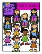 Little Kids In School Clip Art drawing