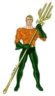 Aquaman Cartoon man drawing