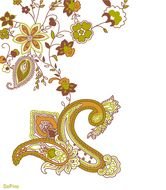 Paisley Design Clip Art Free drawing