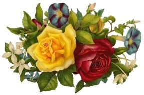 Vintage Flower Clip Art Free N18