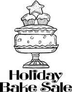 poster for holiday bake sale