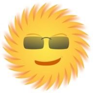 Sunny Weather Clip Art N17