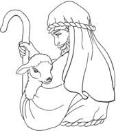 Shepherd Coloring Page N3