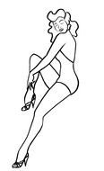 Templates Female Body drawing