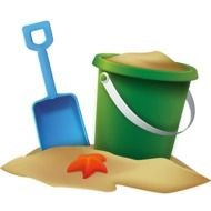 Beach Sand Bucket Clip Art N3