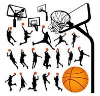 Basketball Net Silhouette N2